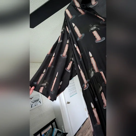 Samatha Pleet Morticia dress in candle sz 18 - Picture 5 of 10